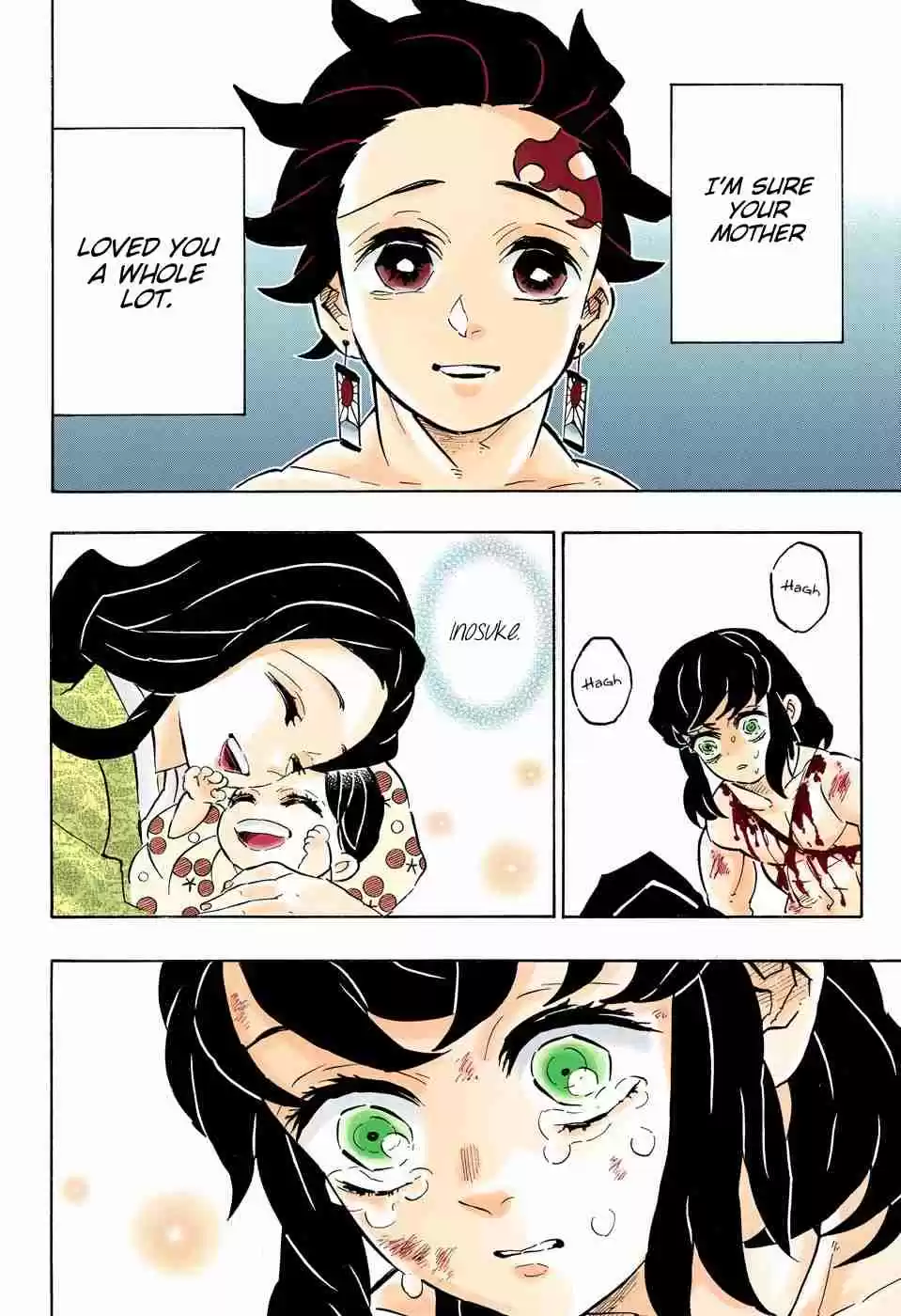 Kimetsu no Yaiba Digital Colored Comics Ch. 163 Overflowing Heart