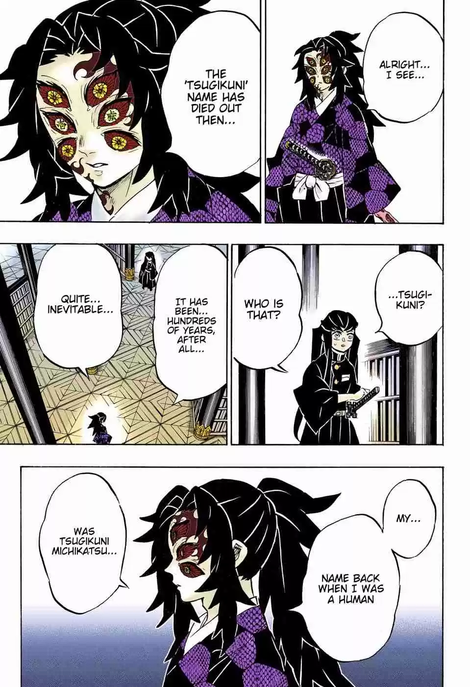 Kimetsu no Yaiba Digital Colored Comics Ch. 165 Definite Trembling