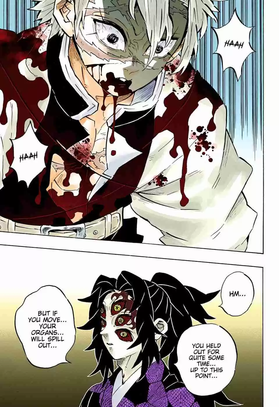 Kimetsu no Yaiba Digital Colored Comics Ch. 167 Prayer