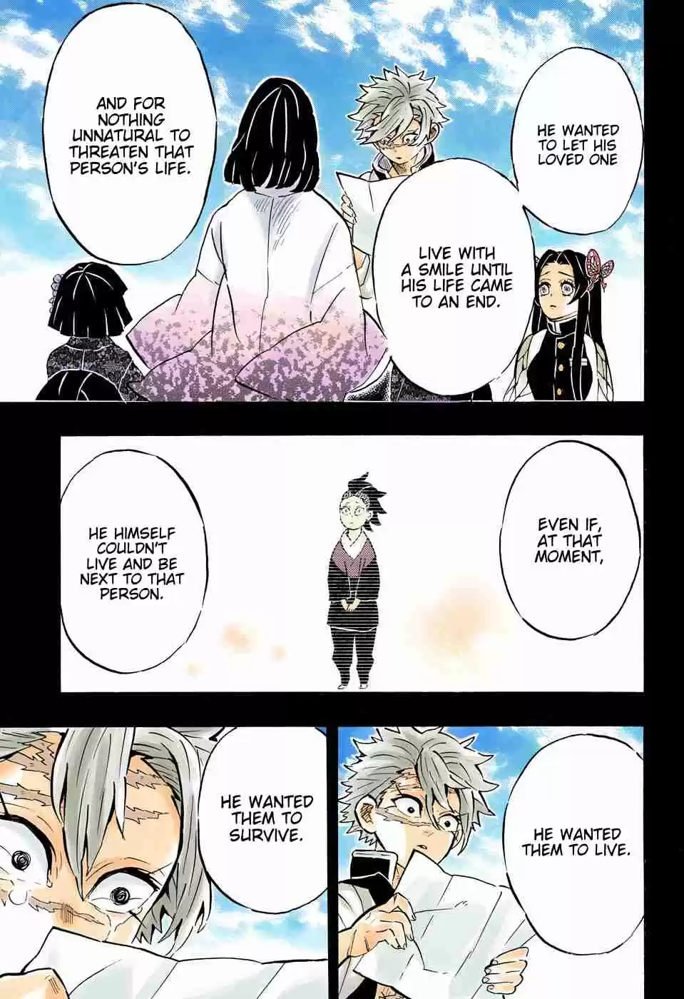 Kimetsu no Yaiba Digital Colored Comics Ch. 168 Eternal Permanence