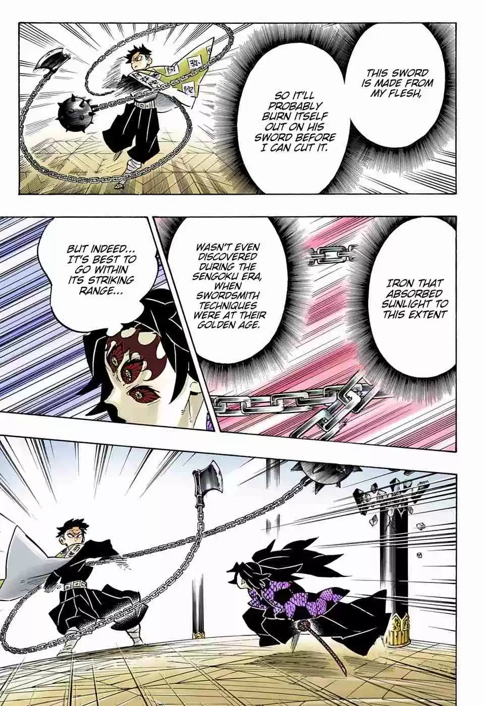 Kimetsu no Yaiba Digital Colored Comics Ch. 169 Earth Rumbling