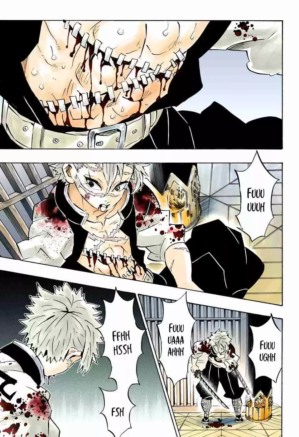 Kimetsu no Yaiba Digital Colored Comics Ch. 170 Steadfast Pillars