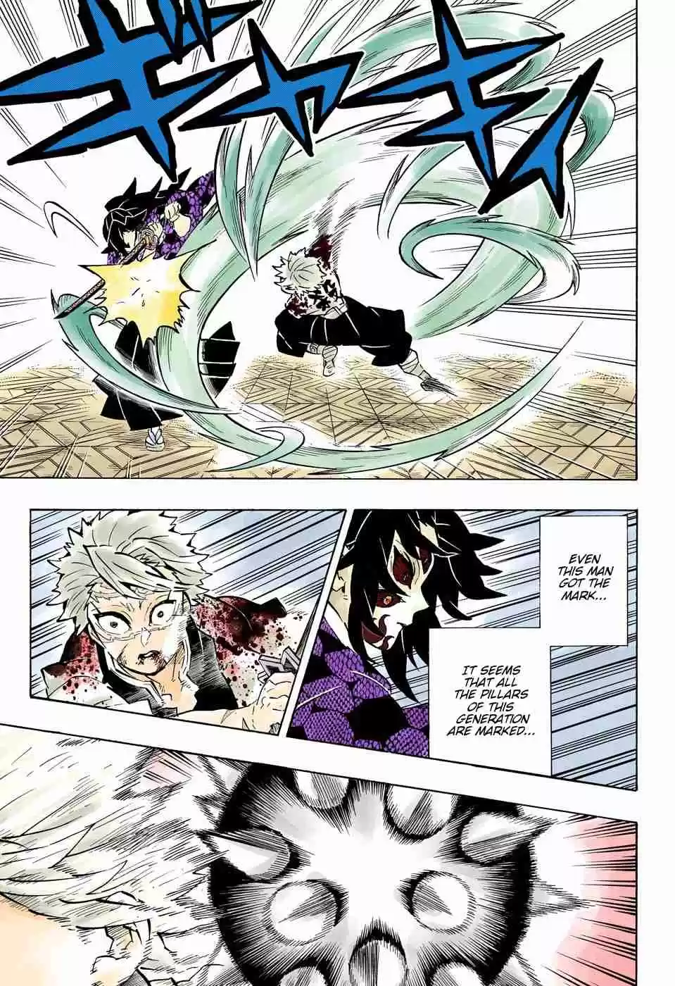 Kimetsu no Yaiba Digital Colored Comics Ch. 170 Steadfast Pillars