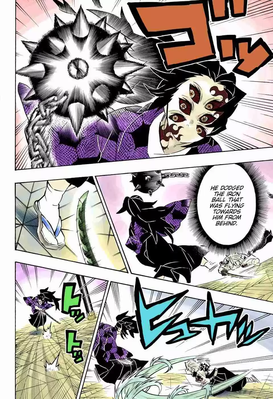Kimetsu no Yaiba Digital Colored Comics Ch. 170 Steadfast Pillars