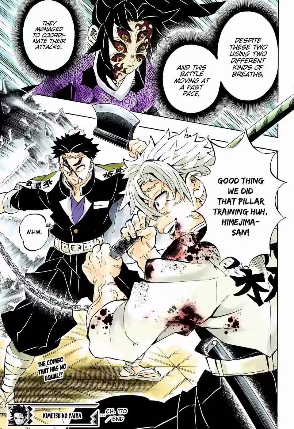 Kimetsu no Yaiba Digital Colored Comics Ch. 170 Steadfast Pillars