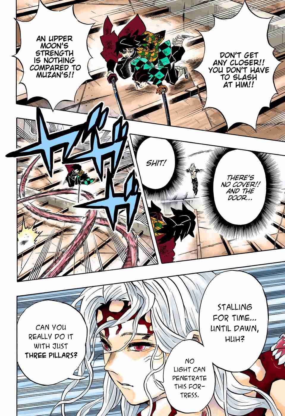 Kimetsu no Yaiba Digital Colored Comics Ch. 182 Rage