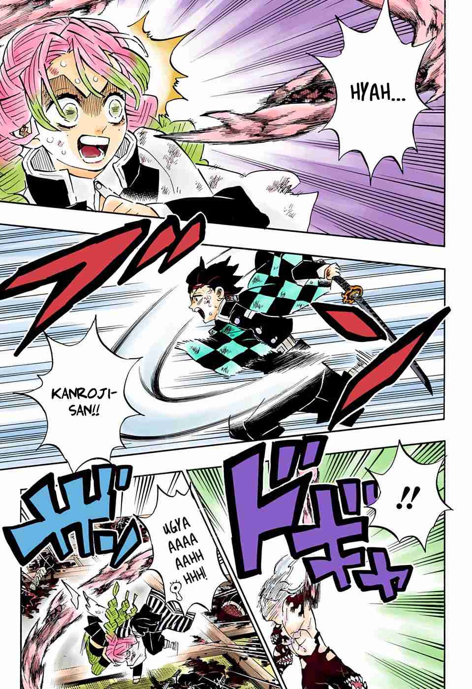 Kimetsu no Yaiba Digital Colored Comics Ch. 183 Fight