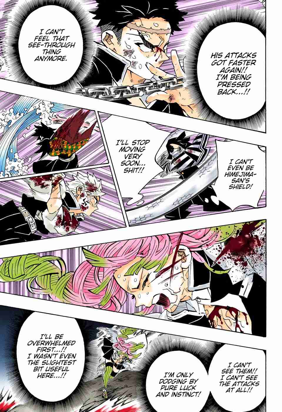 Kimetsu no Yaiba Digital Colored Comics Ch. 188 Heartbreaking Love