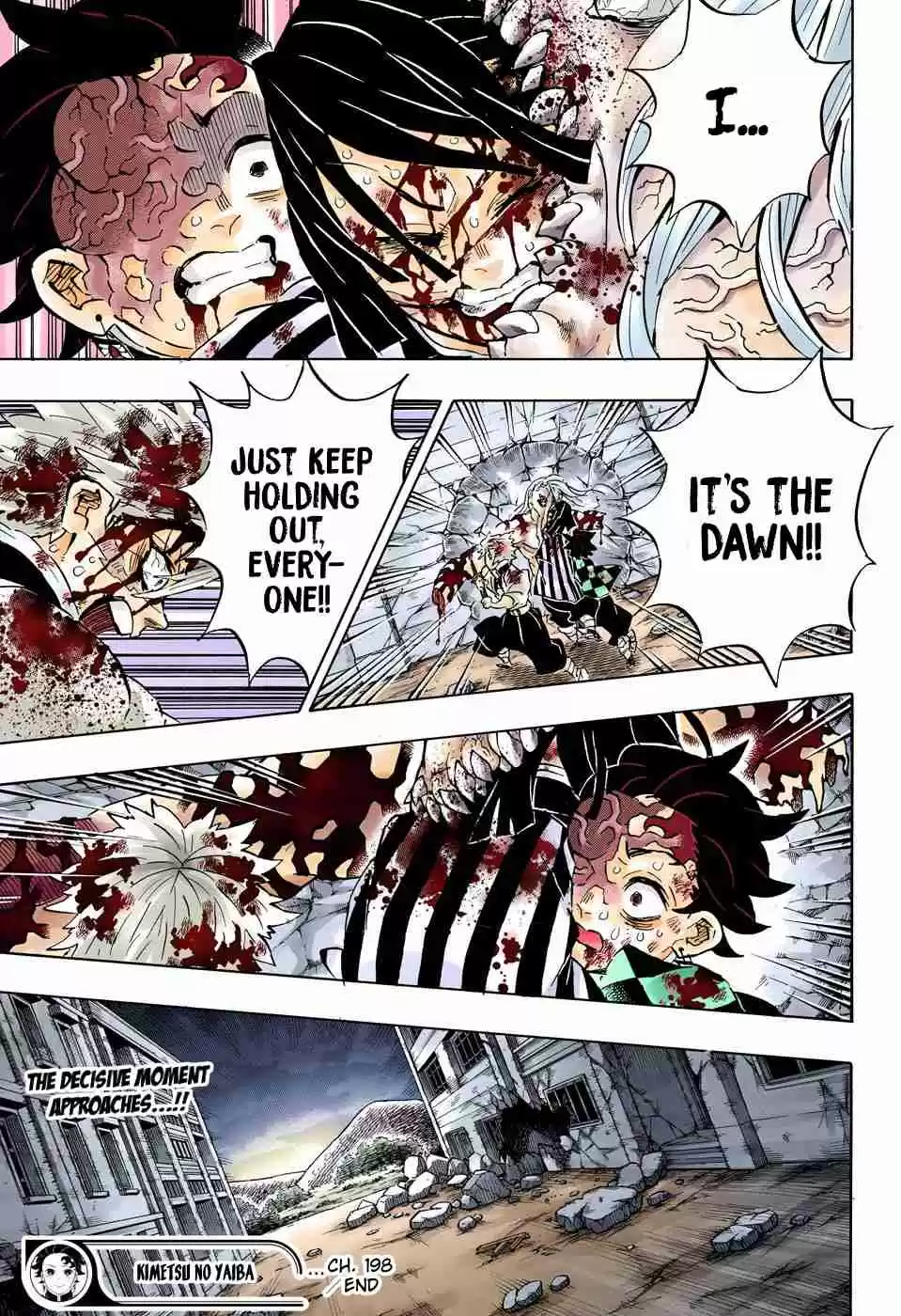 Kimetsu no Yaiba Digital Colored Comics Ch. 198 If You Notice
