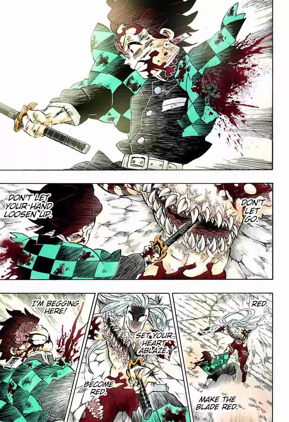 Kimetsu no Yaiba Digital Colored Comics Ch. 199 Dawn of a Thousand Years