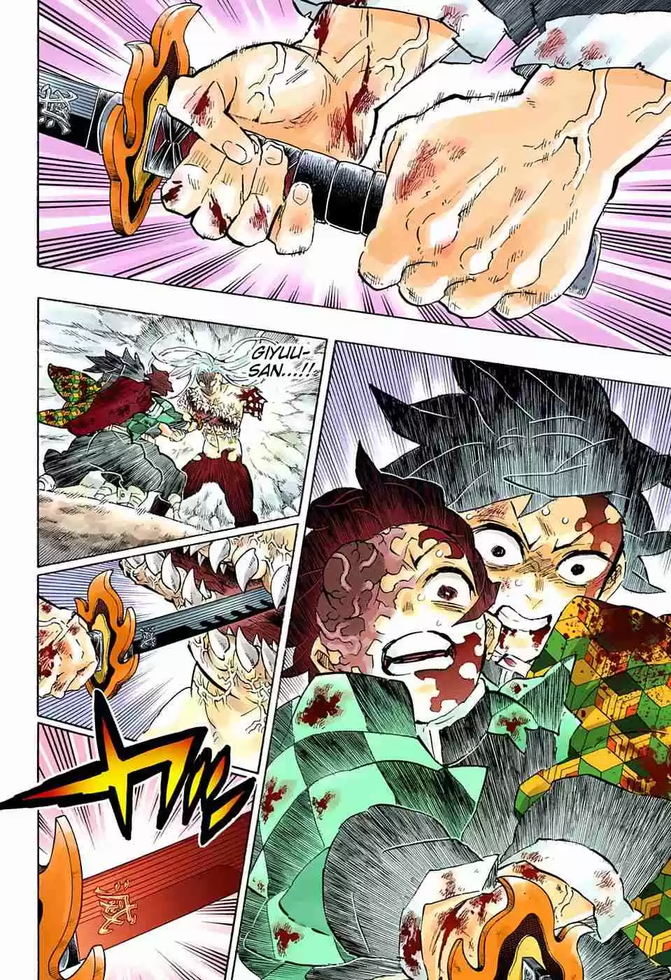 Kimetsu no Yaiba Digital Colored Comics Ch. 199 Dawn of a Thousand Years