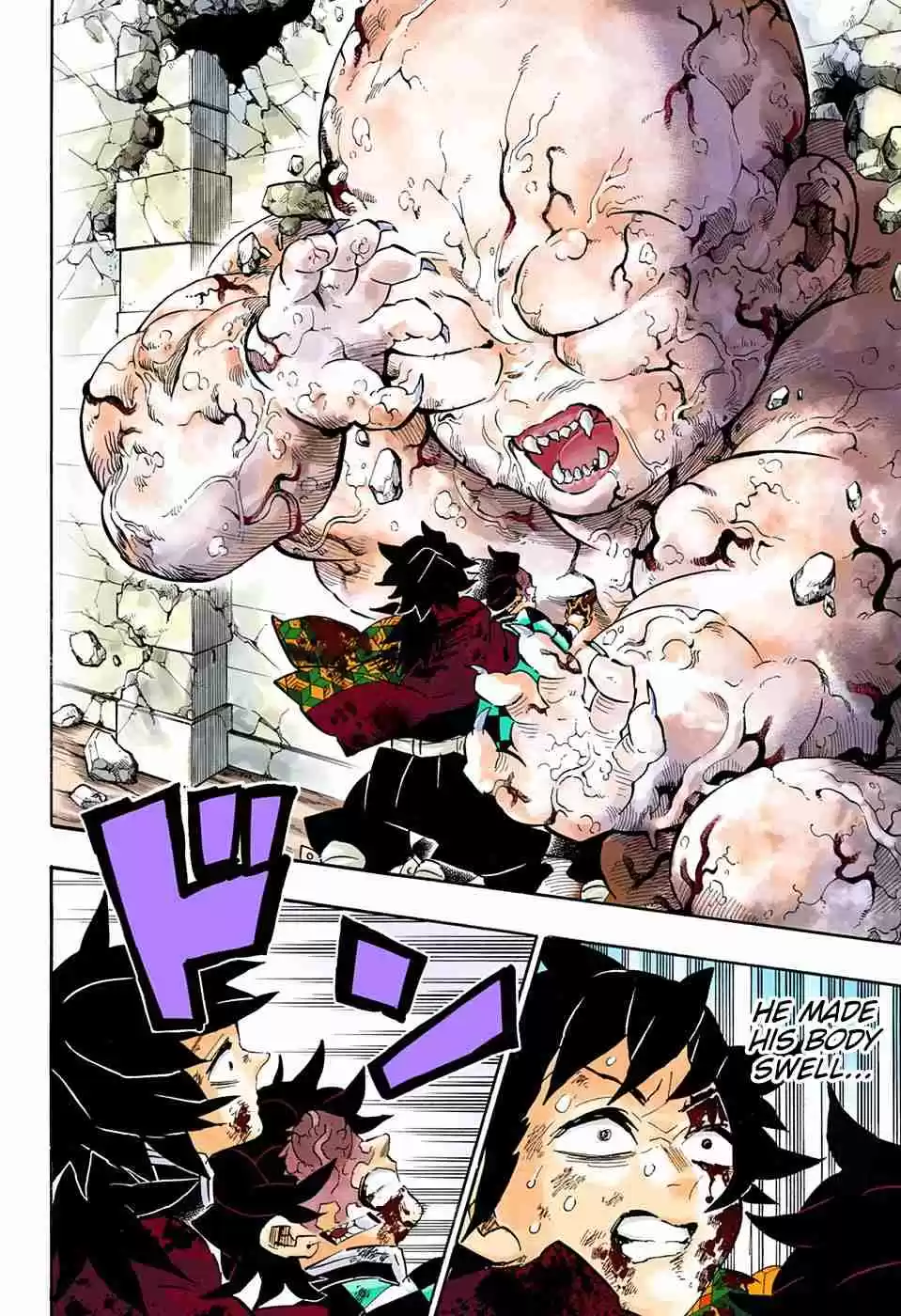 Kimetsu no Yaiba Digital Colored Comics Ch. 199 Dawn of a Thousand Years