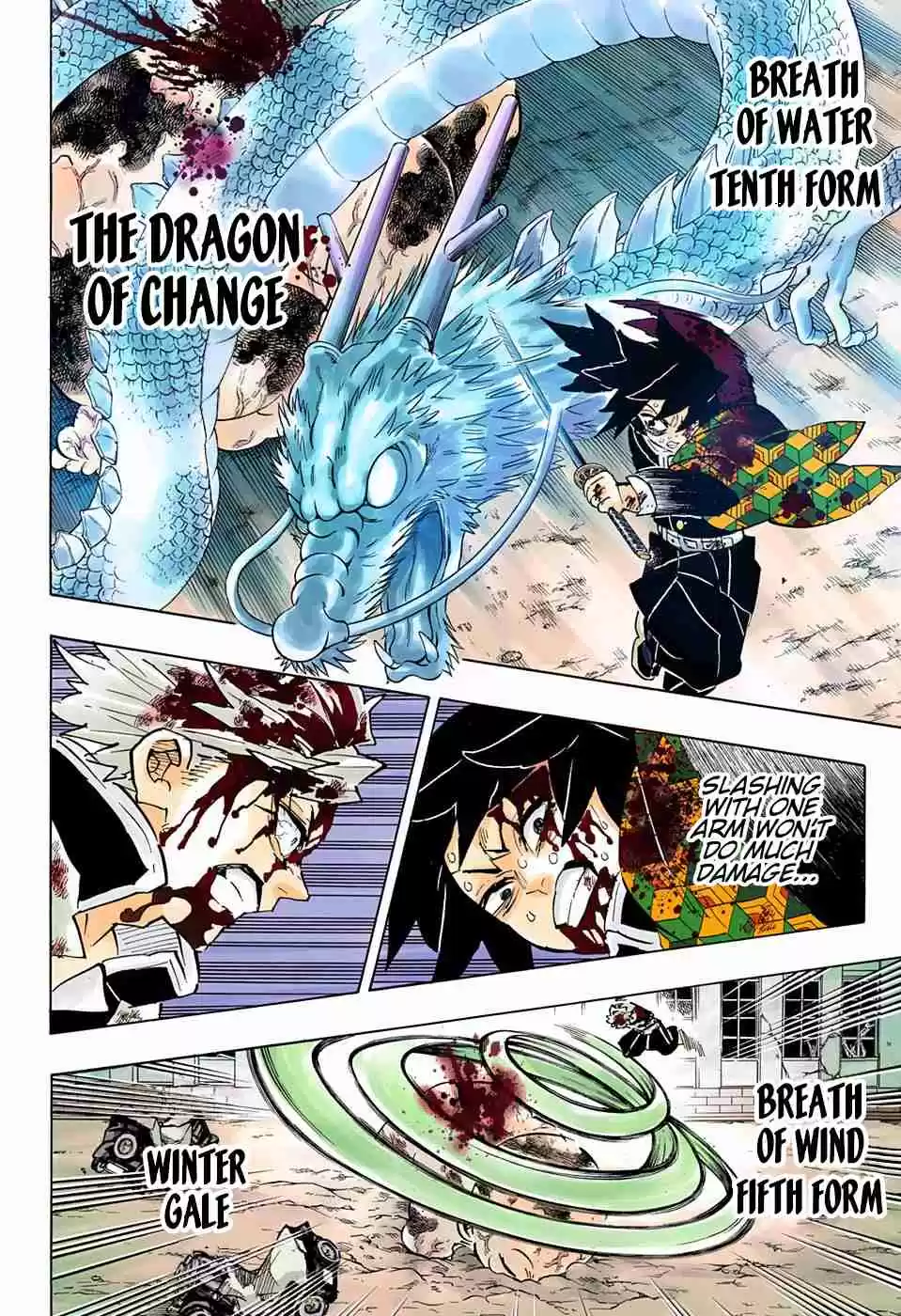 Kimetsu no Yaiba Digital Colored Comics Ch. 199 Dawn of a Thousand Years