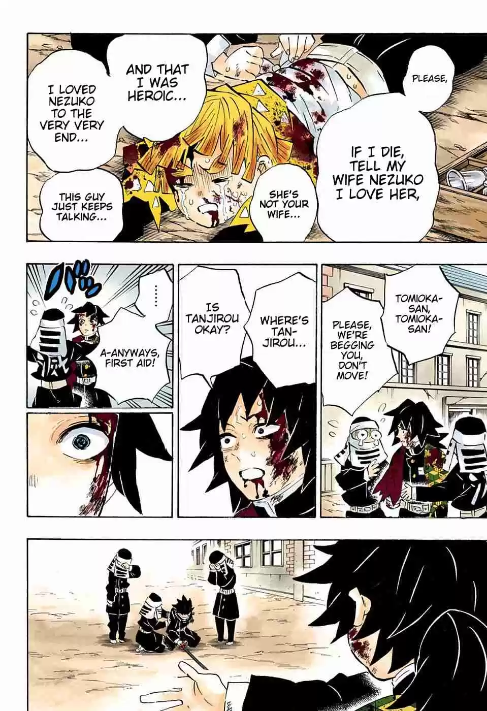 Kimetsu no Yaiba Digital Colored Comics Ch. 200 The Price of Victory