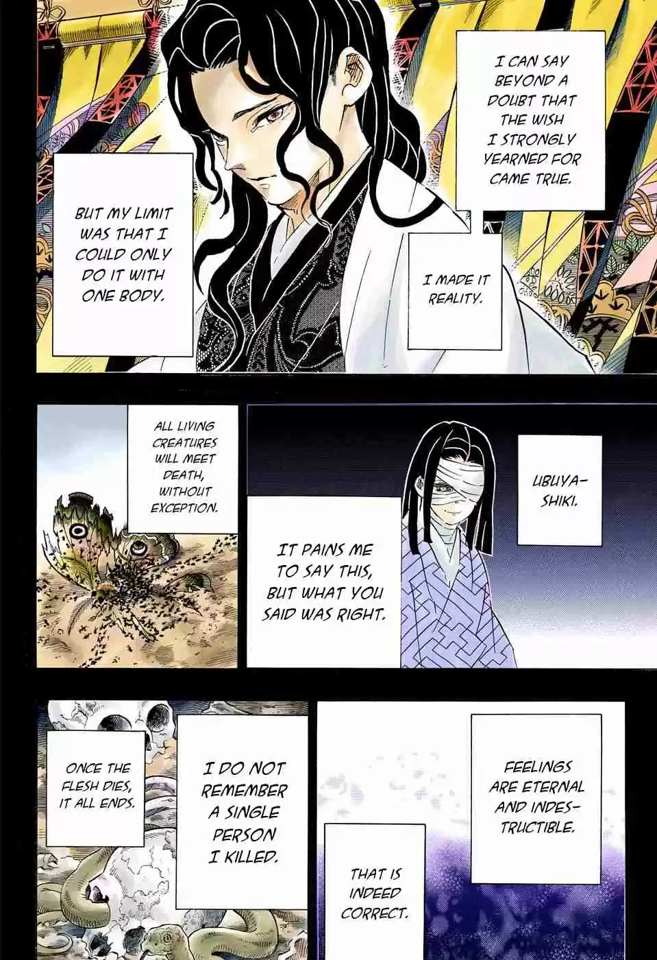 Kimetsu no Yaiba Digital Colored Comics Ch. 201 The King of Demons