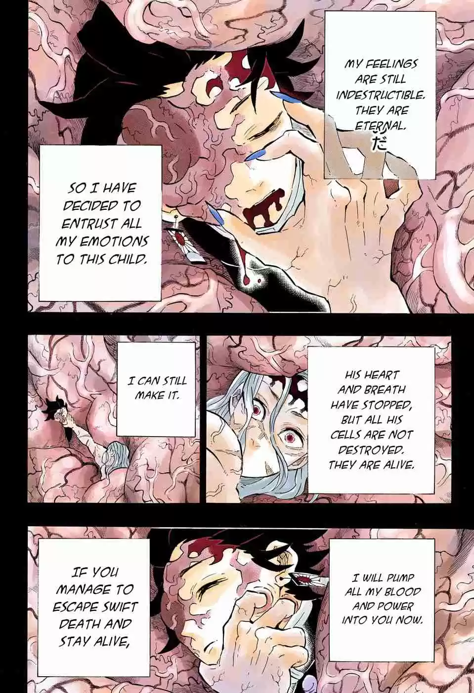 Kimetsu no Yaiba Digital Colored Comics Ch. 201 The King of Demons