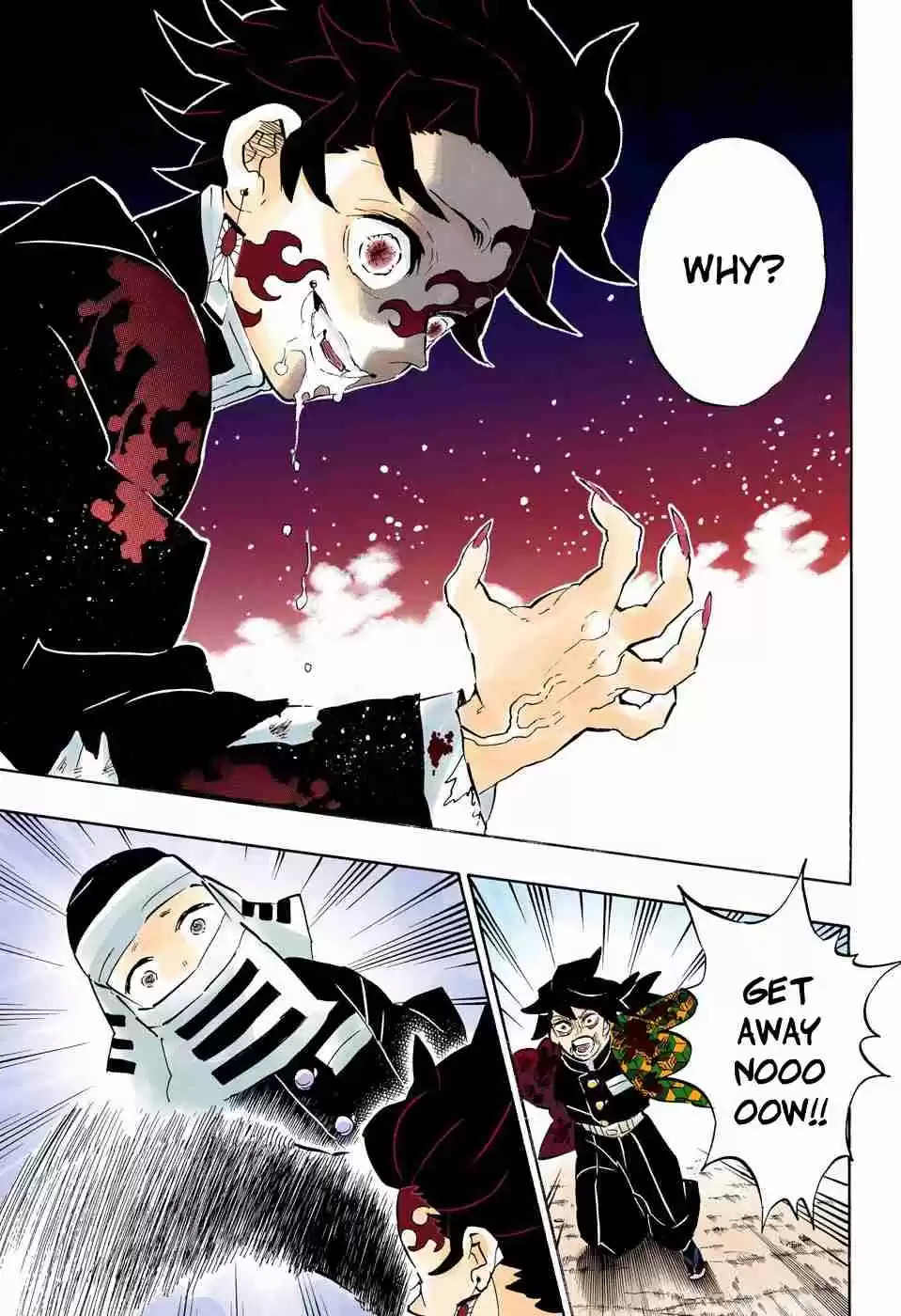 Kimetsu no Yaiba Digital Colored Comics Ch. 201 The King of Demons