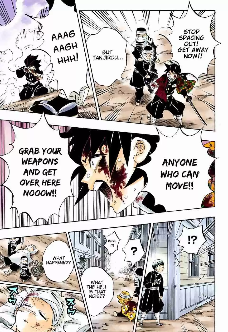 Kimetsu no Yaiba Digital Colored Comics Ch. 201 The King of Demons