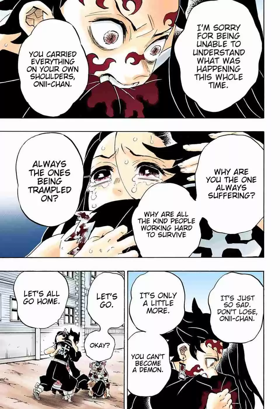 Kimetsu no Yaiba Digital Colored Comics Ch. 202 Let's Go