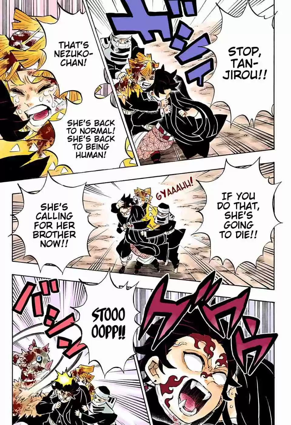 Kimetsu no Yaiba Digital Colored Comics Ch. 202 Let's Go