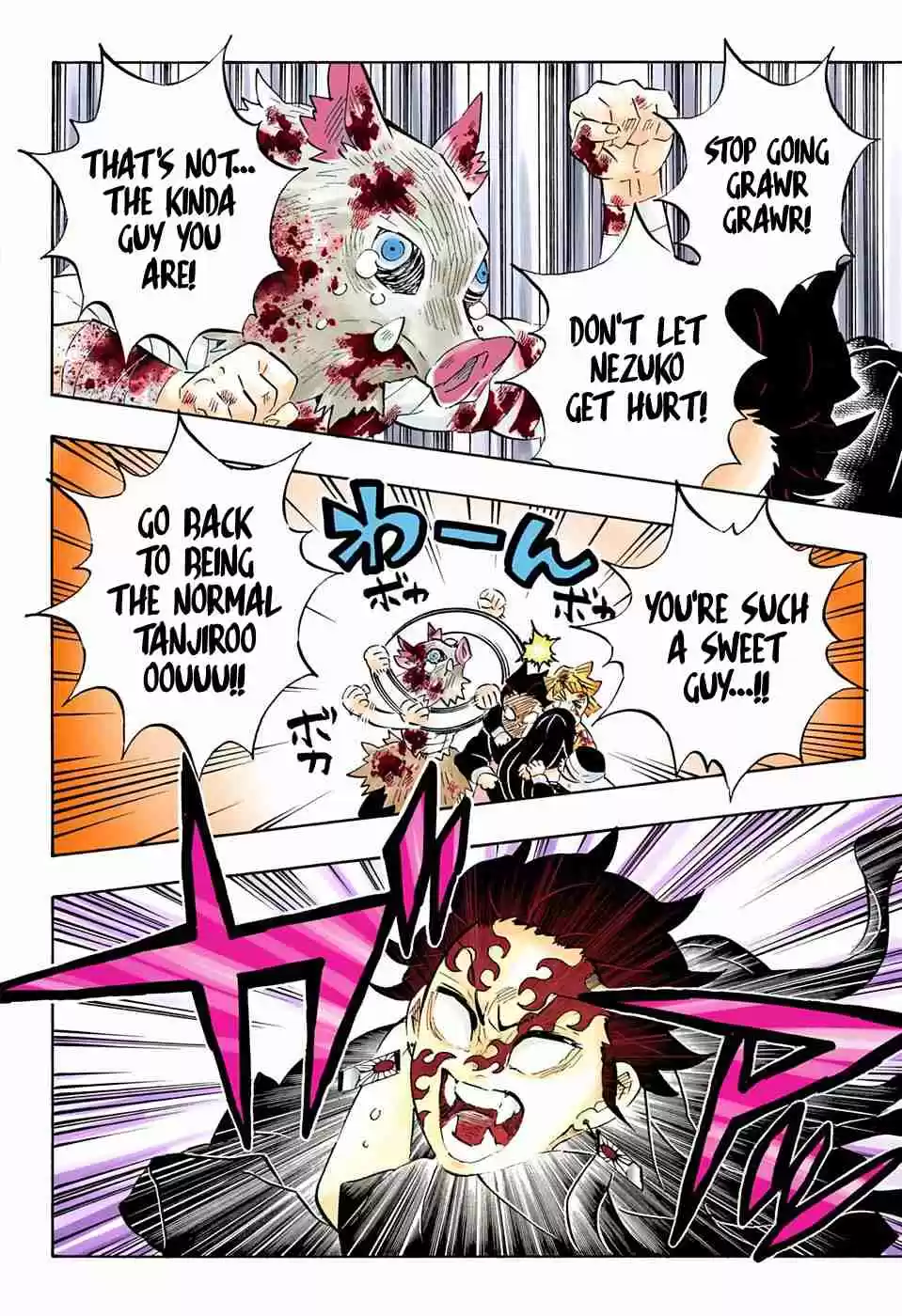 Kimetsu no Yaiba Digital Colored Comics Ch. 202 Let's Go