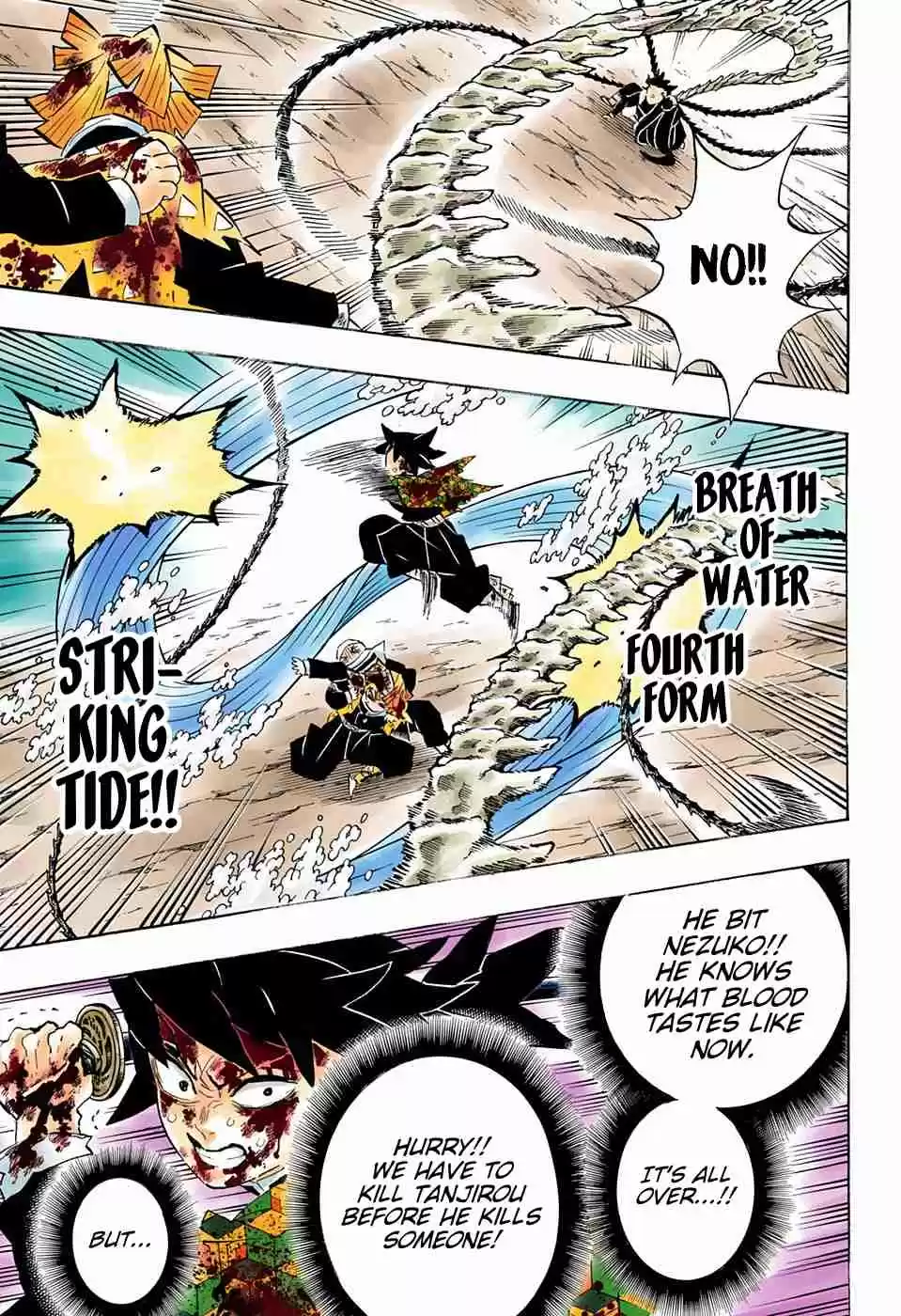 Kimetsu no Yaiba Digital Colored Comics Ch. 202 Let's Go