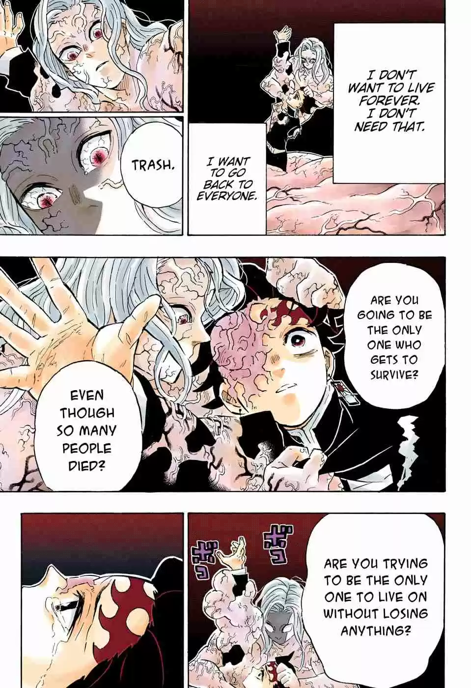 Kimetsu no Yaiba Digital Colored Comics Ch. 203 A Multitude of Stimulations