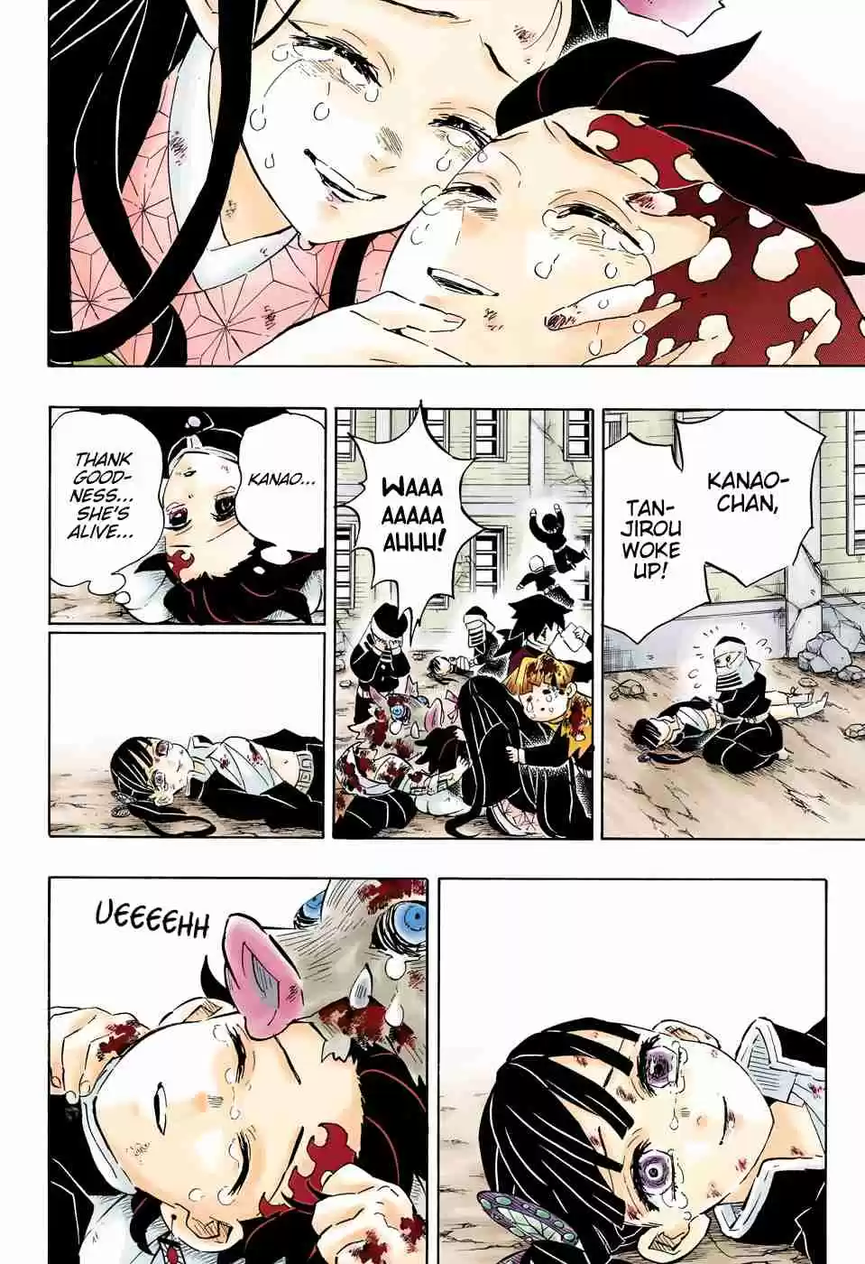 Kimetsu no Yaiba Digital Colored Comics Ch. 203 A Multitude of Stimulations