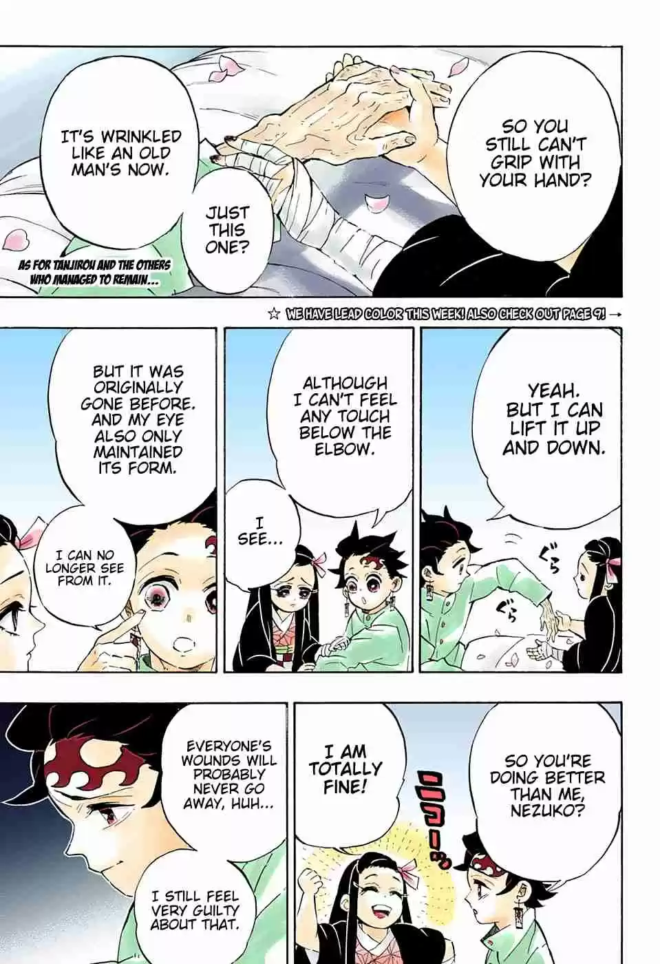 Kimetsu no Yaiba Digital Colored Comics Ch. 204 A World Without Demons