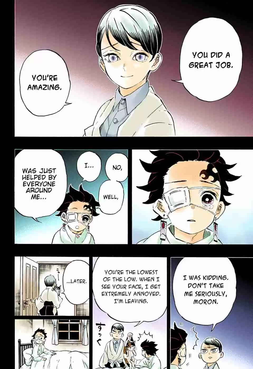Kimetsu no Yaiba Digital Colored Comics Ch. 204 A World Without Demons