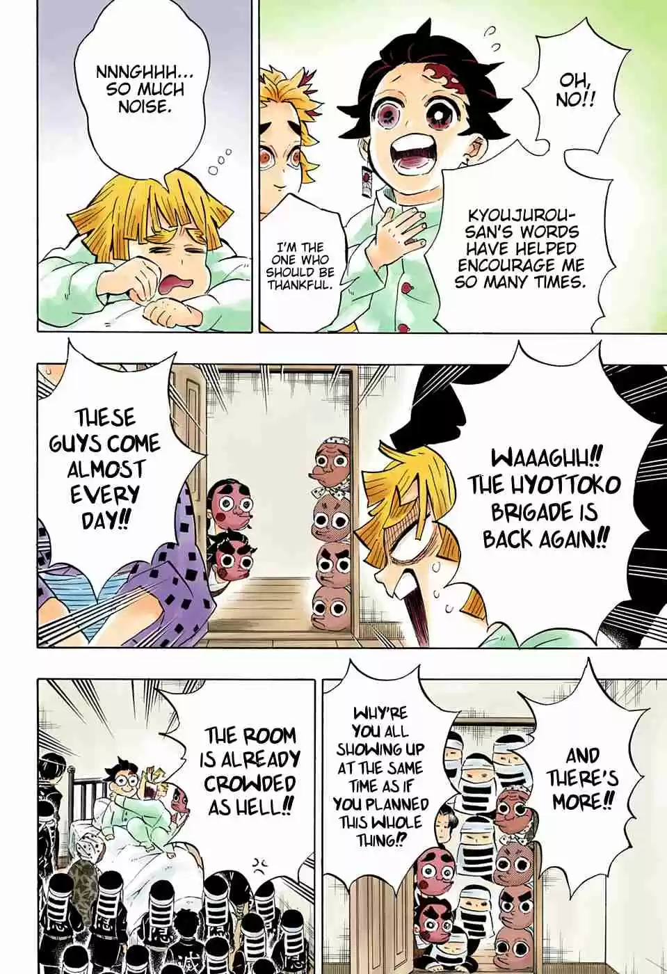 Kimetsu no Yaiba Digital Colored Comics Ch. 204 A World Without Demons