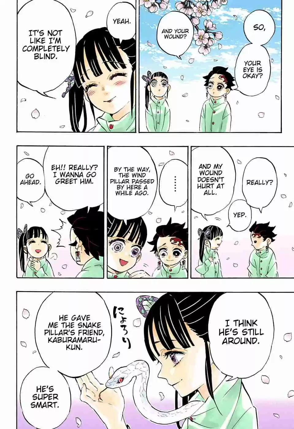 Kimetsu no Yaiba Digital Colored Comics Ch. 204 A World Without Demons
