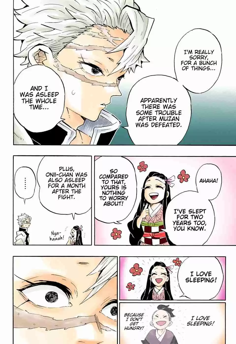 Kimetsu no Yaiba Digital Colored Comics Ch. 204 A World Without Demons