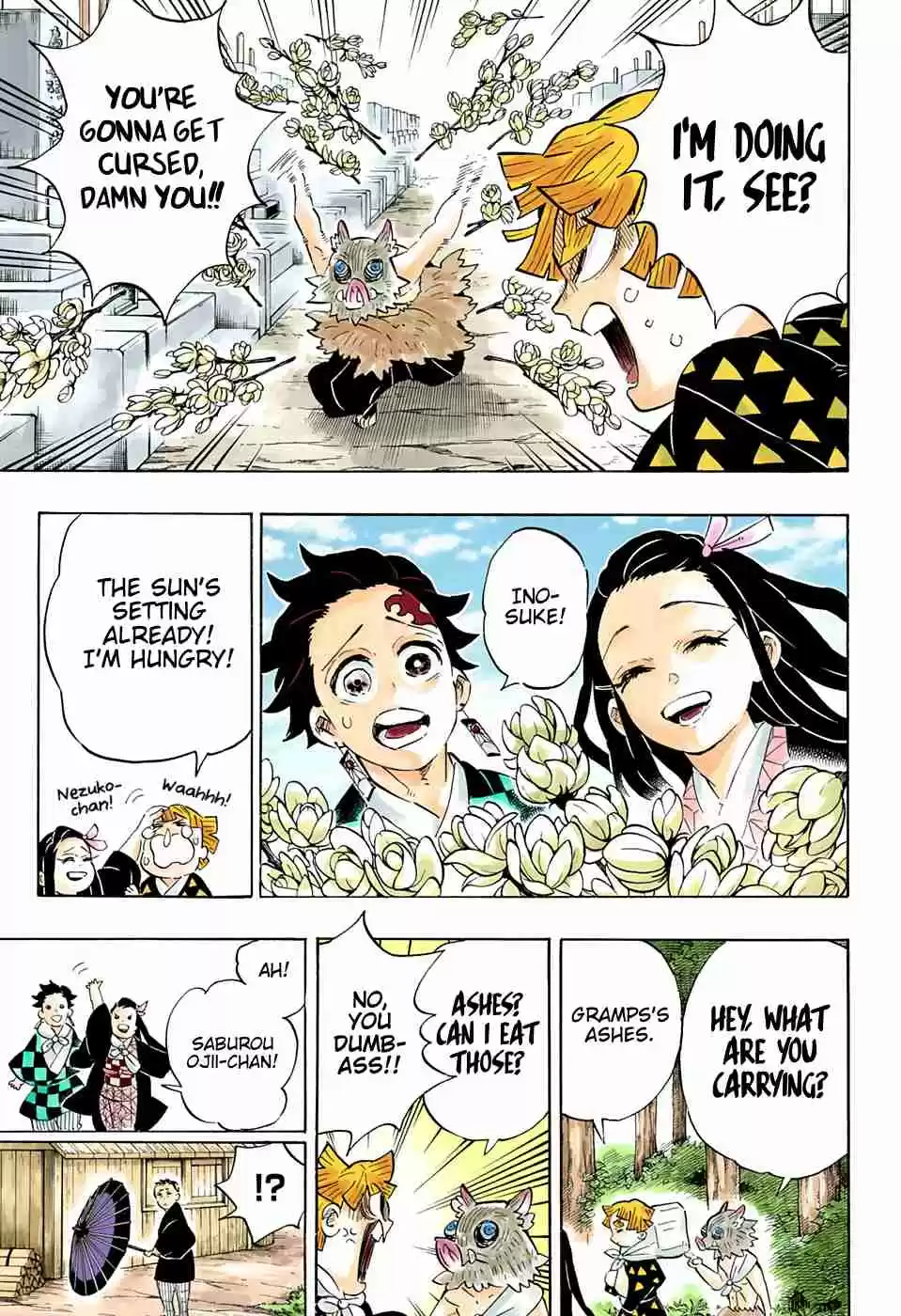 Kimetsu no Yaiba Digital Colored Comics Ch. 204 A World Without Demons