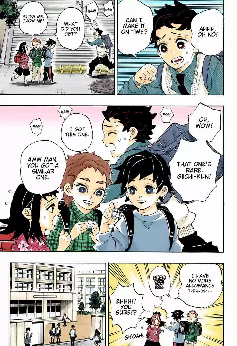 Kimetsu no Yaiba Digital Colored Comics Ch. 205 Lives That Make the Years Shine