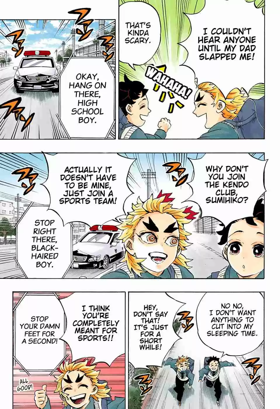 Kimetsu no Yaiba Digital Colored Comics Ch. 205 Lives That Make the Years Shine