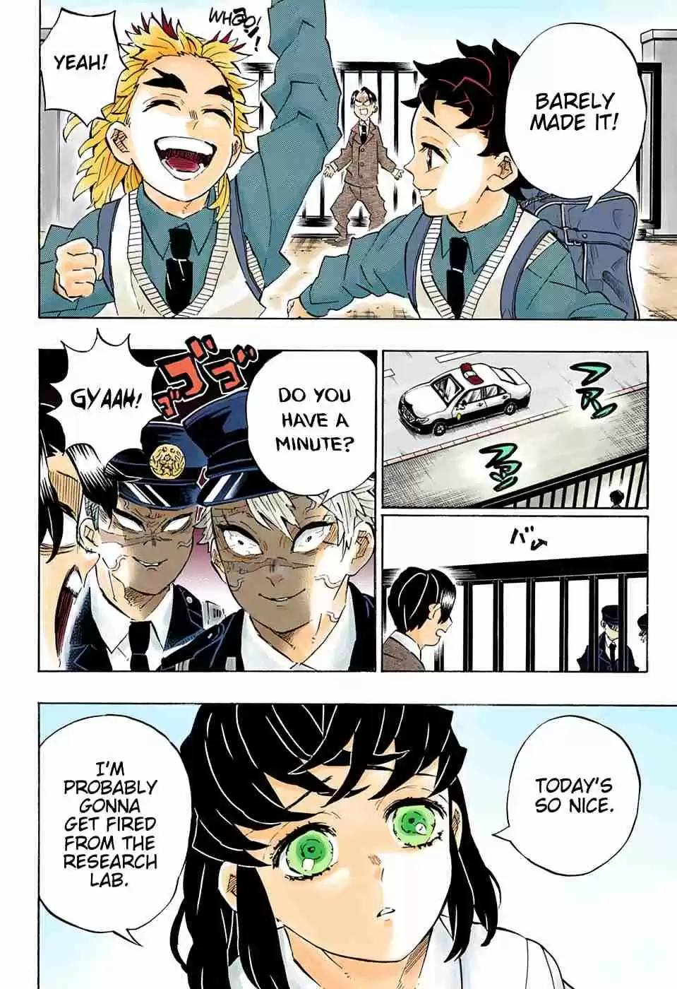 Kimetsu no Yaiba Digital Colored Comics Ch. 205 Lives That Make the Years Shine