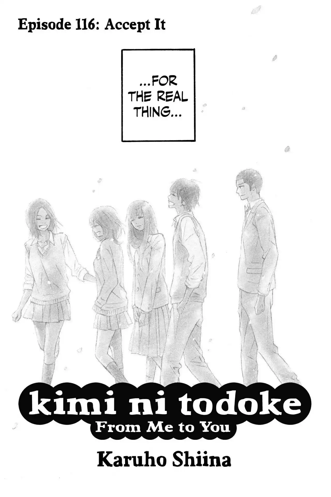 Kimi ni Todoke Vol. 29 Ch. 116 Accept It