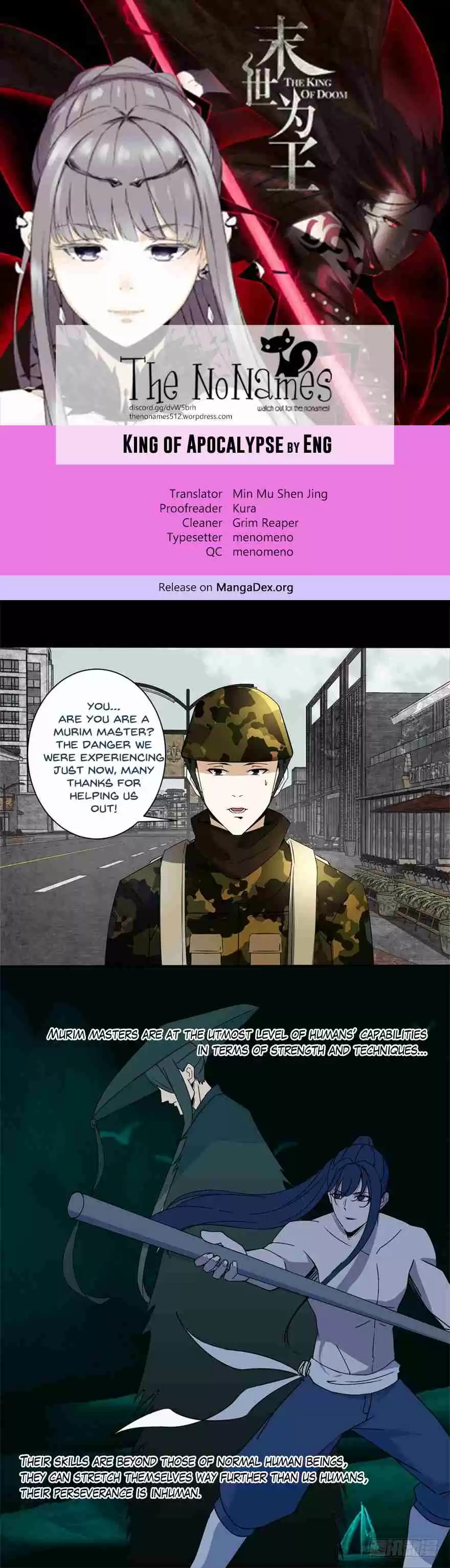 King of Apocalypse Ch. 26 Selfless Hero Lin Feng