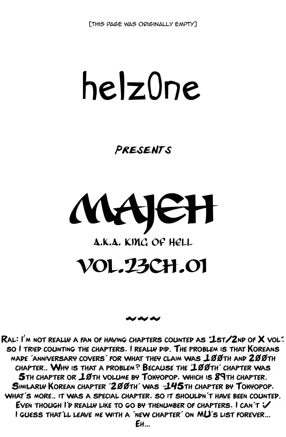 King of Hell Vol.23 Ch.178