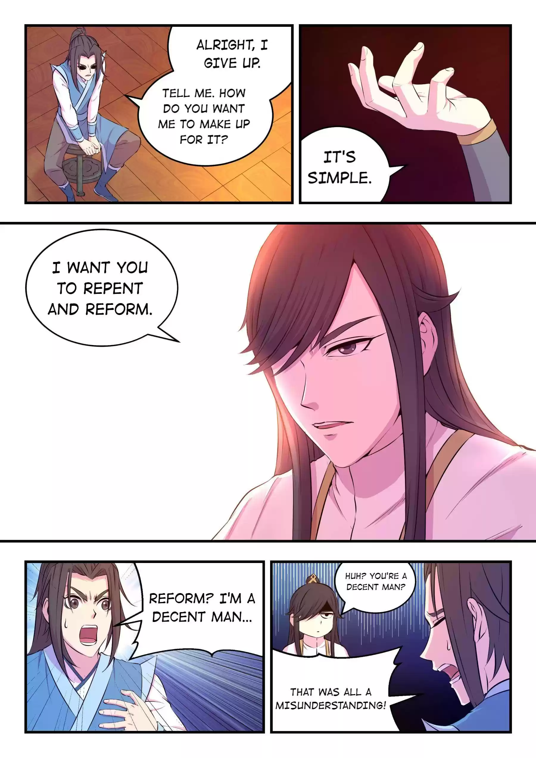 King Of Spirit Beast Chapter 48 - A Talk At Night