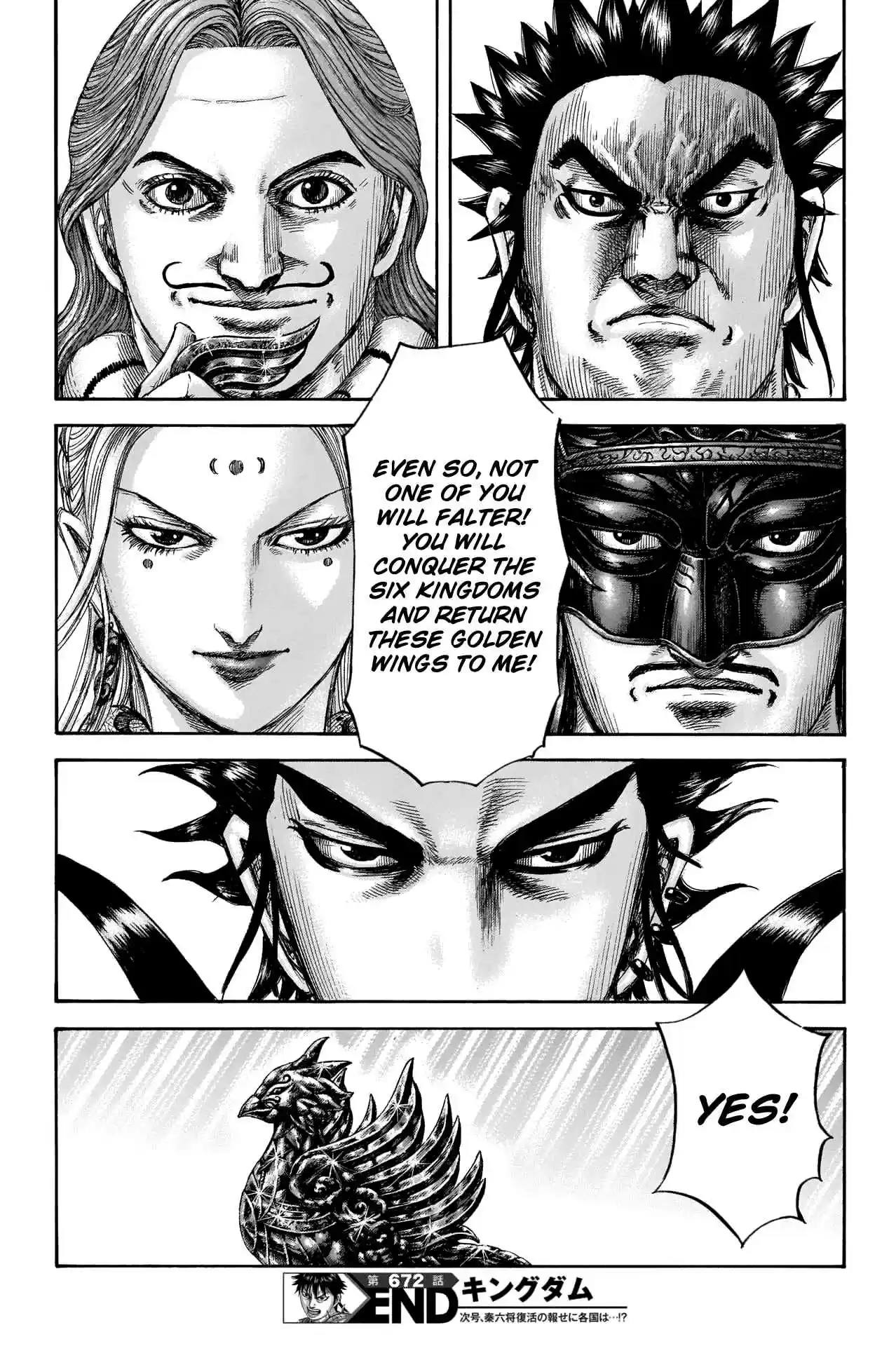 Kingdom Ch. 672 Golden Wings