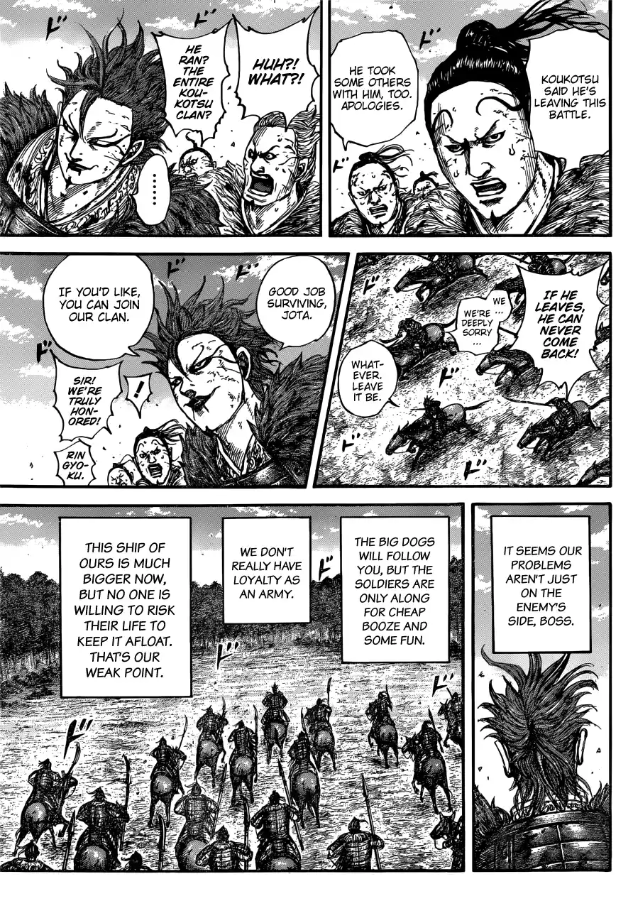 Kingdom Chapter 680: The Boss' Words