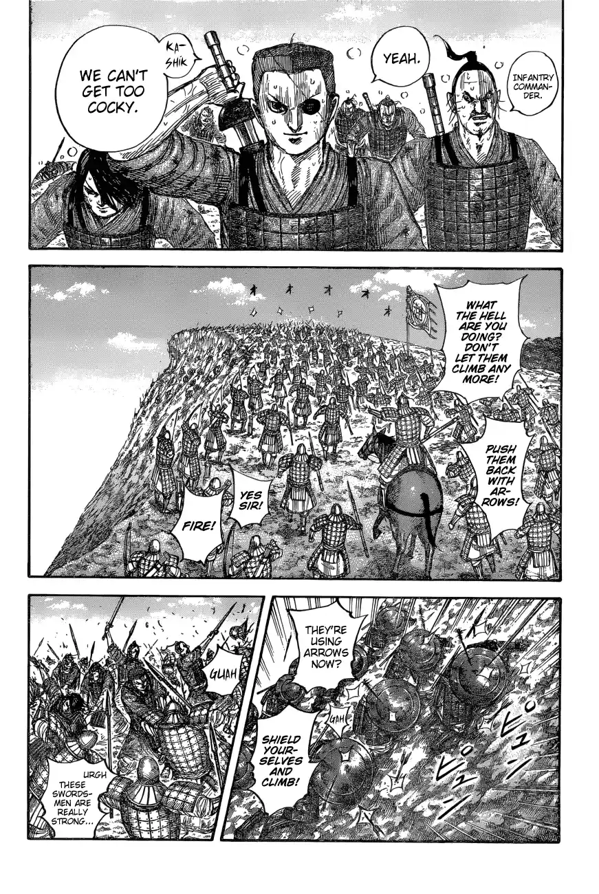 Kingdom Chapter 682: The Struggle On The Cliffs