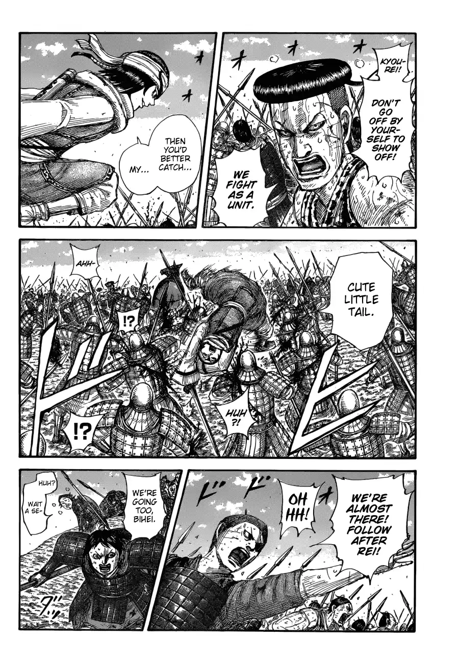 Kingdom Chapter 682: The Struggle On The Cliffs