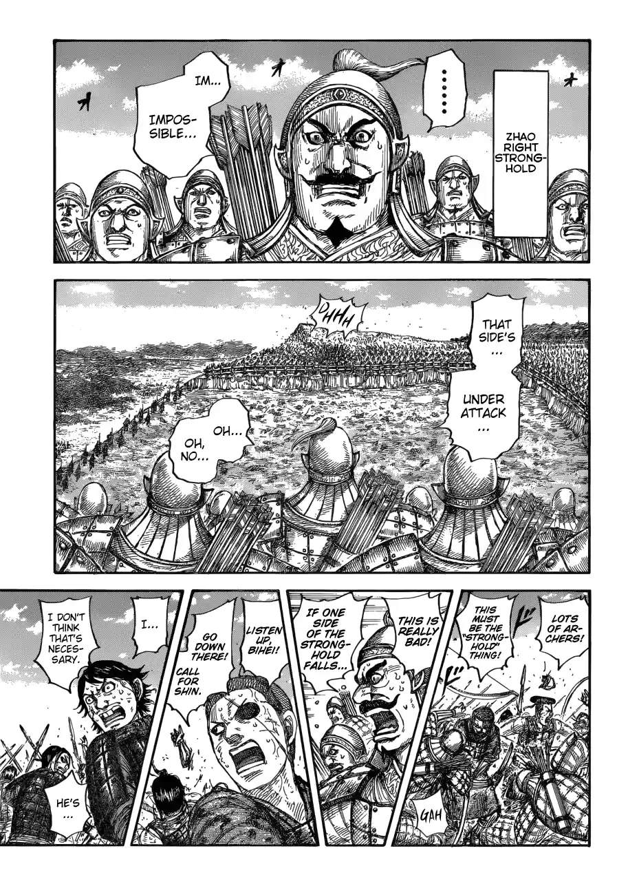 Kingdom Chapter 682: The Struggle On The Cliffs