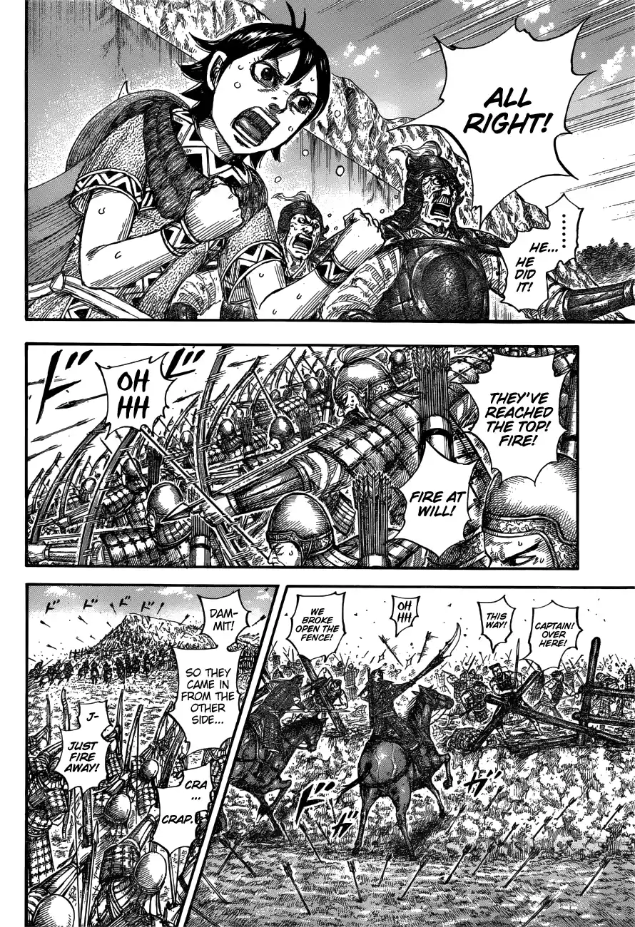 Kingdom Chapter 682: The Struggle On The Cliffs