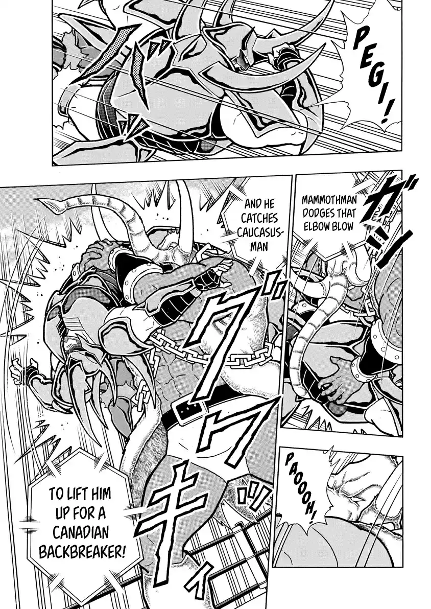 Kinnikuman 729 Evenly Matched! Tusk VS Horn!