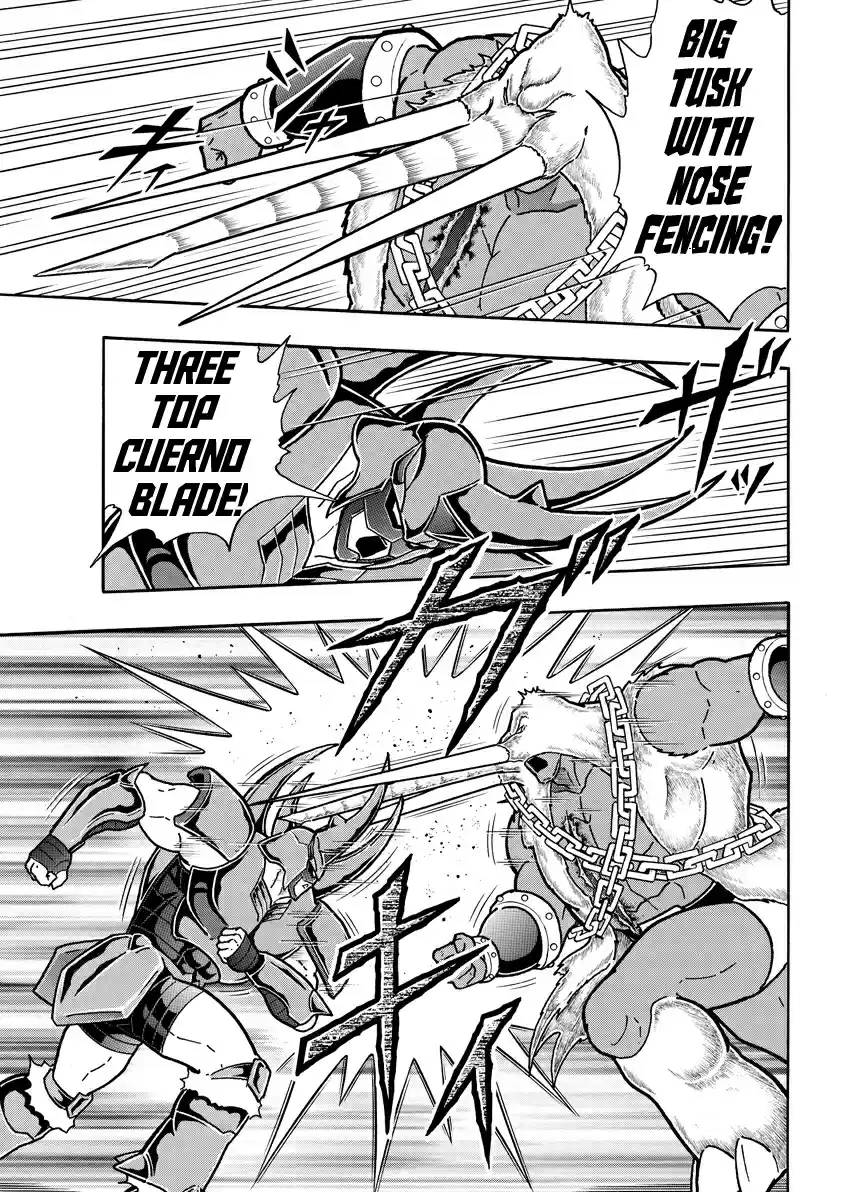 Kinnikuman 729 Evenly Matched! Tusk VS Horn!