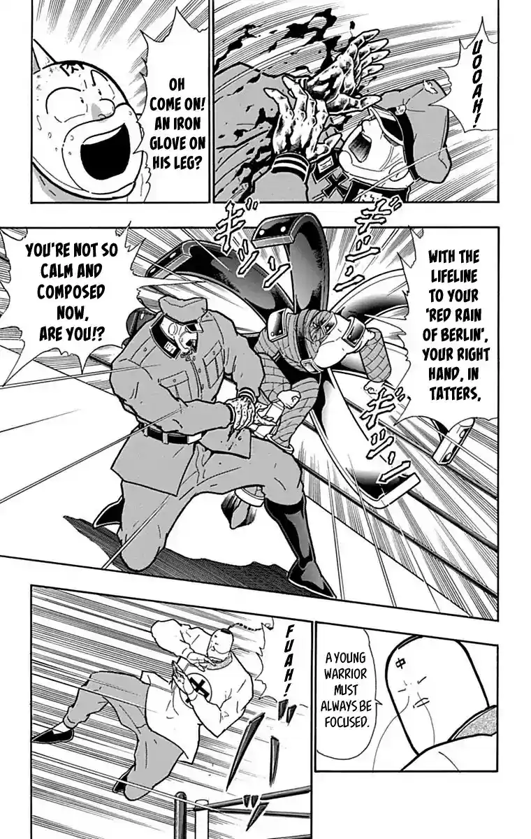 Kinnikuman Chapter 428: Offensive And Defensive "iron Glove!"